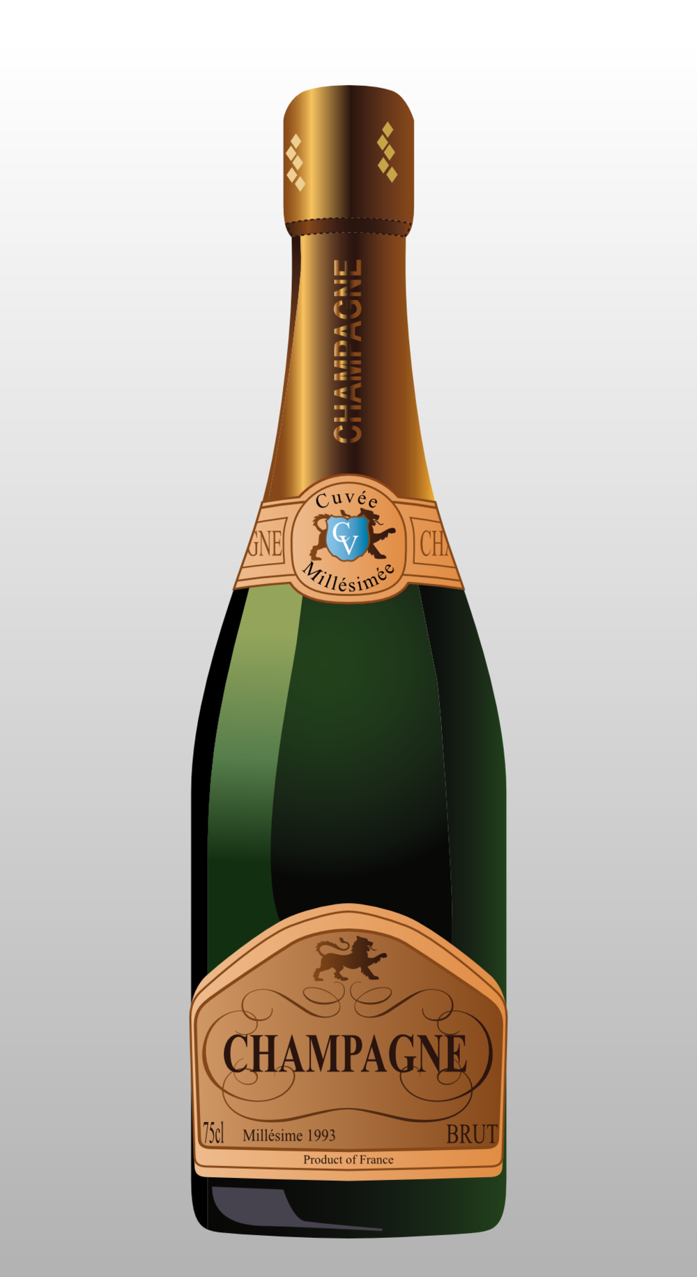 Zusatzkäufe Flasche Champagner